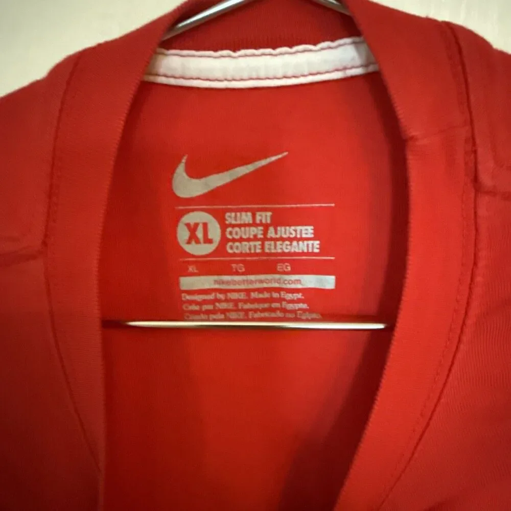 2014 World Cup Nike England Away Red Dri-Fit Soccer Shirt Jersey | Men's XL